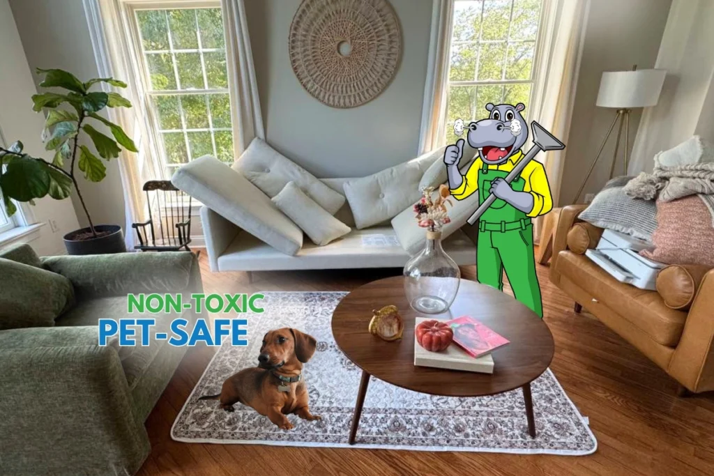 Effective pet stain and odor removal carpet cleaning in Horsham, PA — professional steam cleaning with enzyme treatment for carpets, rugs, and upholstery. Serving Doylestown and Philadelphia areas with eco-friendly solutions that eliminate pet urine odors and stains for a fresh, clean home.